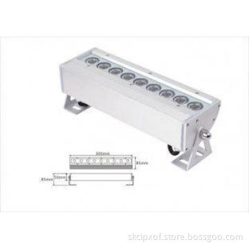 9 W 300 * 85 * 85mm High Power Outdoor RGB Aluminium Led Wa